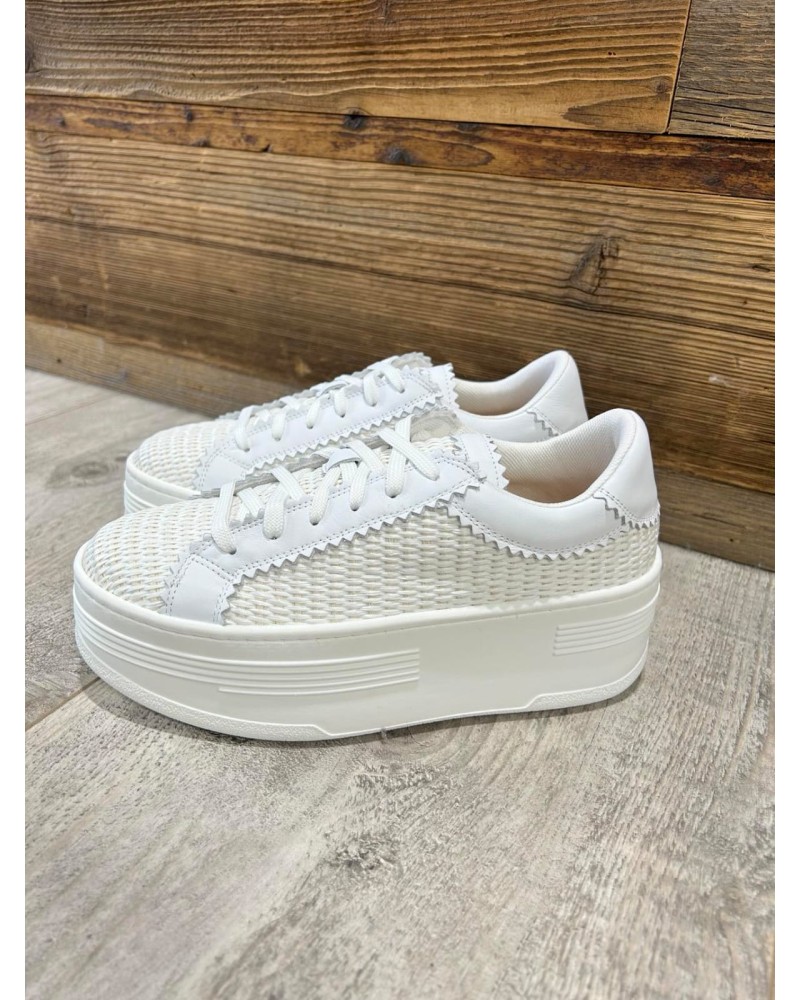 Sneakers rafa By o la la...! biały