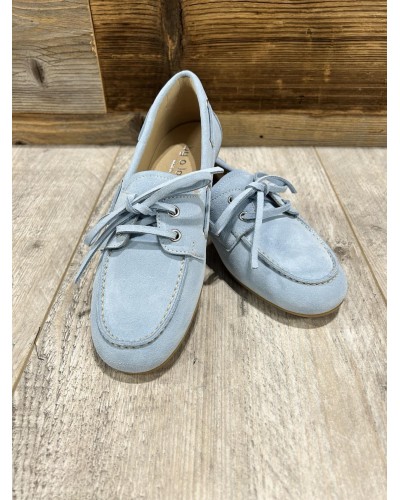 Mokasyny By o la la...! błękitne