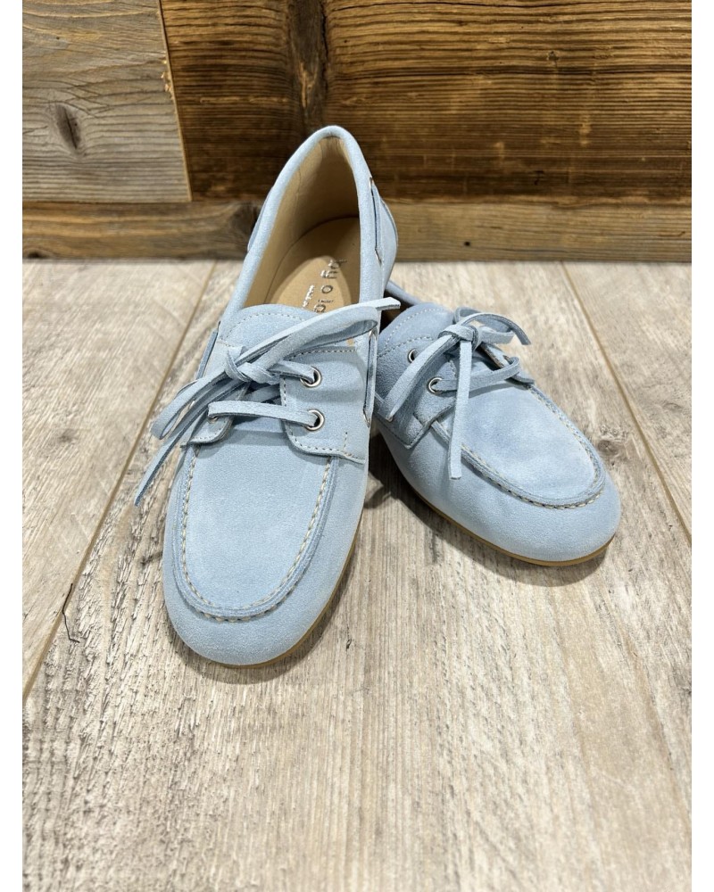 Mokasyny By o la la...! błękitne