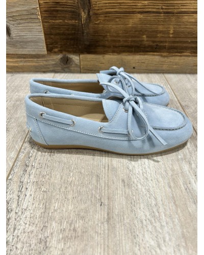 Mokasyny By o la la...! błękitne