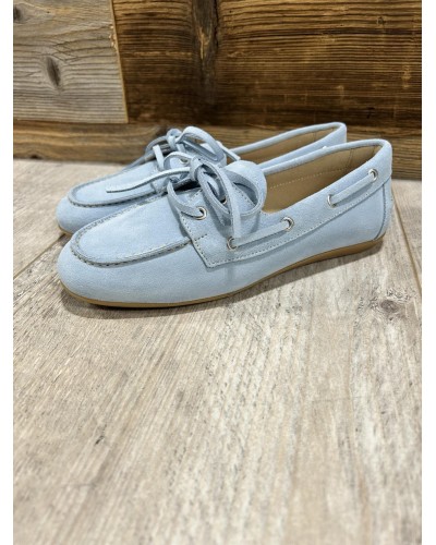 Mokasyny By o la la...! błękitne