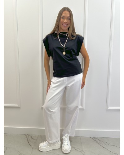 Spodnie dresowe banany By o la la...! białe