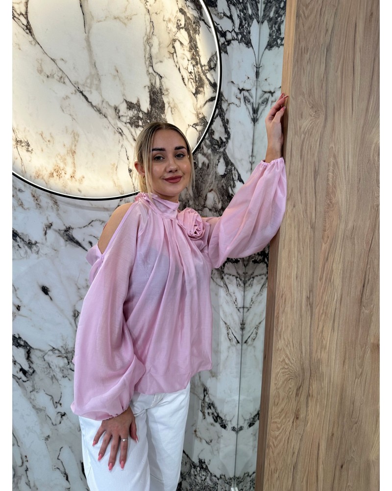 Bluzka Grace By o la la...! różowa