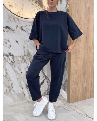 T-shirt pudełko By o la la...! granat