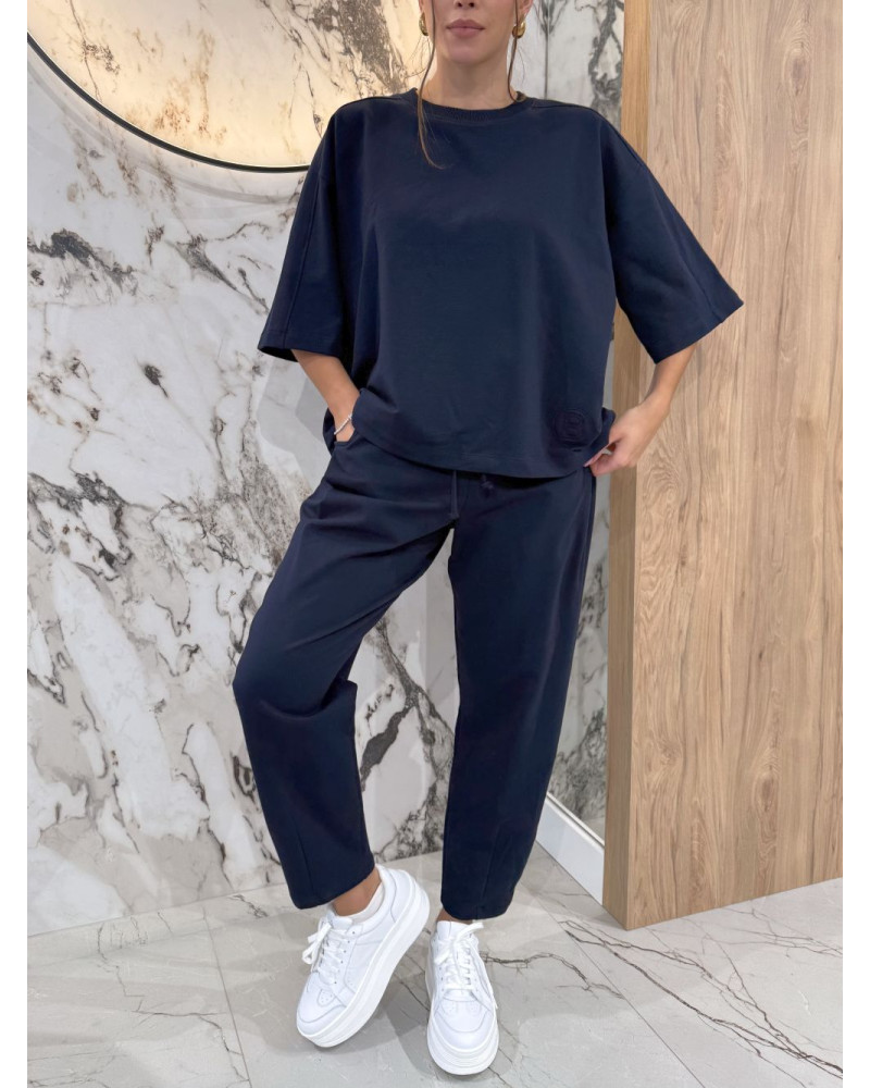 T-shirt pudełko By o la la...! granat