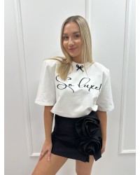 T-shirt So Luxe La Milla śmietanowy