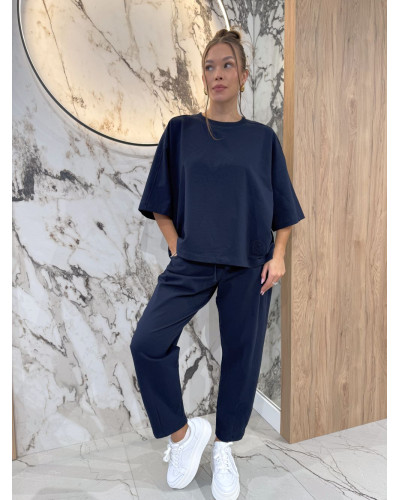 T-shirt pudełko By o la la...! granat