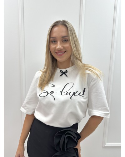 T-shirt So Luxe La Milla śmietanowy