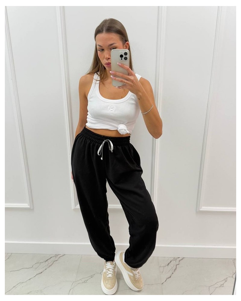 Spodnie dresowe La Milla czarne