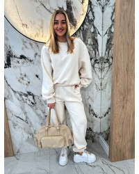 Komplet dresowy EMO beżowy