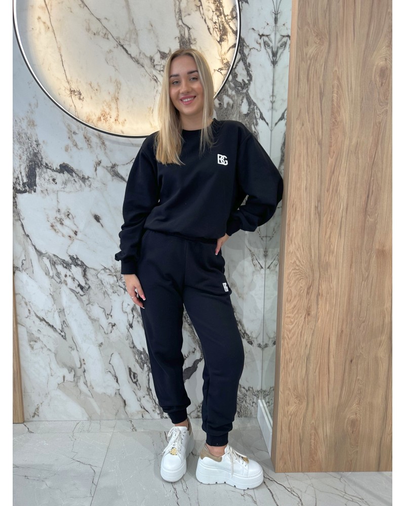 Spodnie dresowe BRANDENBURG COUTURE czarny