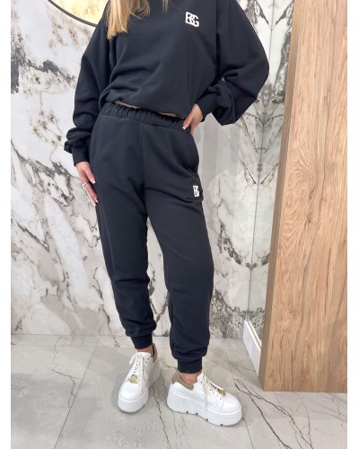 Spodnie dresowe BRANDENBURG COUTURE czarny