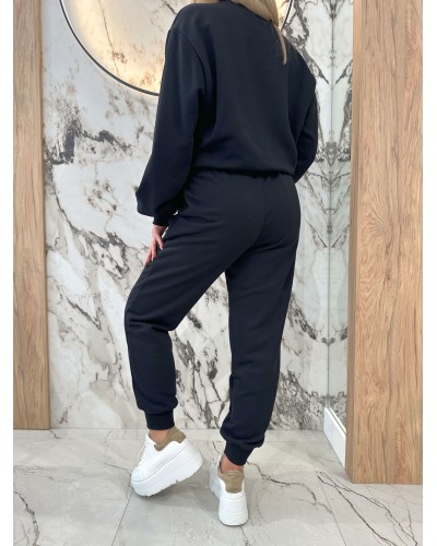 Spodnie dresowe BRANDENBURG COUTURE czarny