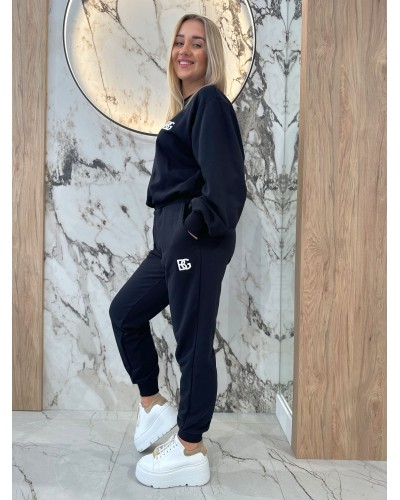 Spodnie dresowe BRANDENBURG COUTURE czarny