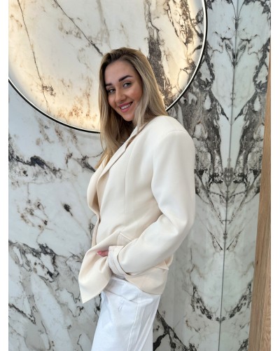 Marynarka taliowana Etna EMO beżowa