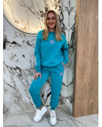 Komplet dresowy BRANDENBURG COUTURE turkusowy