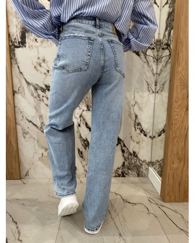 Spodnie jeansowe Queen Hearts niebieskie