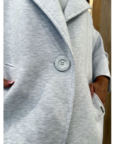 Płaszcz dresowy By o la la...! szary