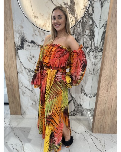 Sukienka Bali By o la la...! pomarańczowa