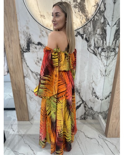 Sukienka Bali By o la la...! pomarańczowa