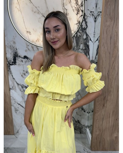 Komplet Capri By o la la...! żółty