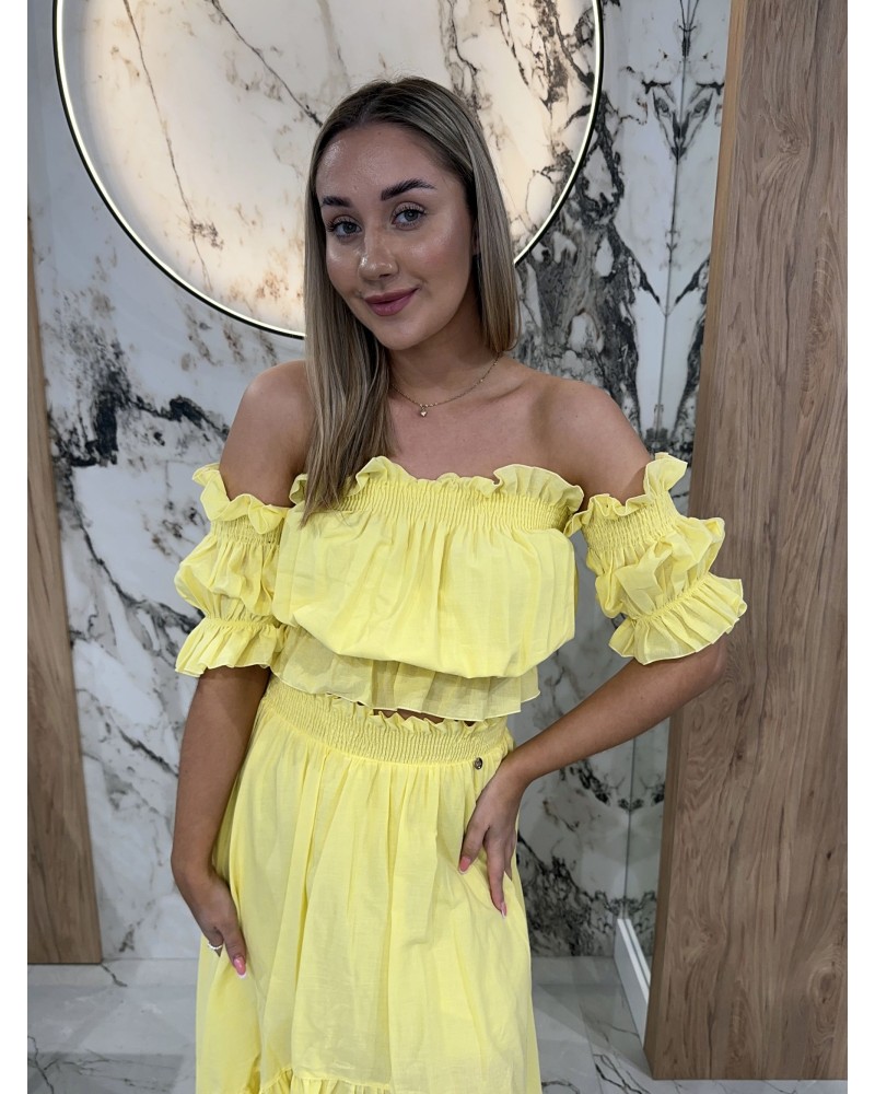 Komplet Capri By o la la...! żółty