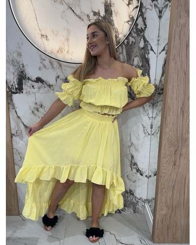 Komplet Capri By o la la...! żółty