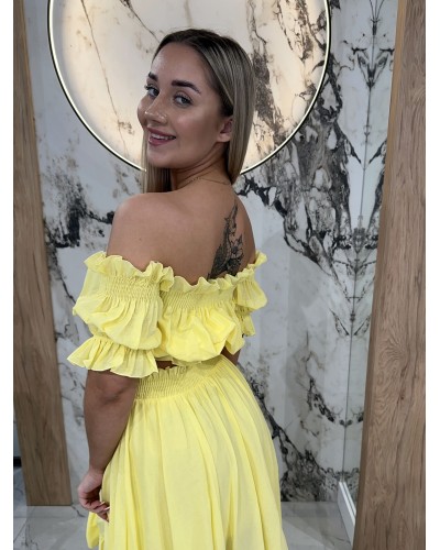 Komplet Capri By o la la...! żółty