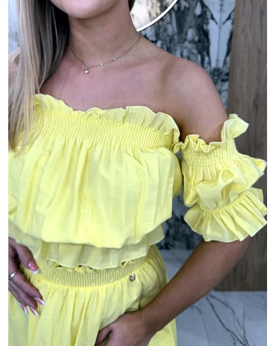 Komplet Capri By o la la...! żółty