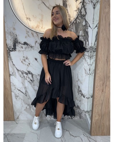 Komplet Capri By o la la...! czarny