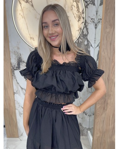 Komplet Capri By o la la...! czarny