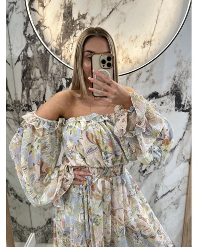 Sukienka Bali By o la la...! wzorzysta