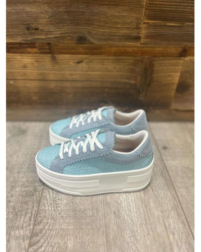 Sneakers rafa By o la la...! niebieskie