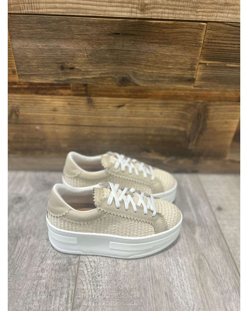 Sneakers rafa By o la la...! beżowy