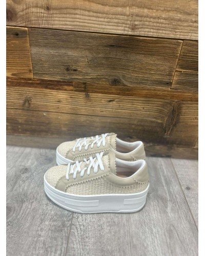 Sneakers rafa By o la la...! beżowy
