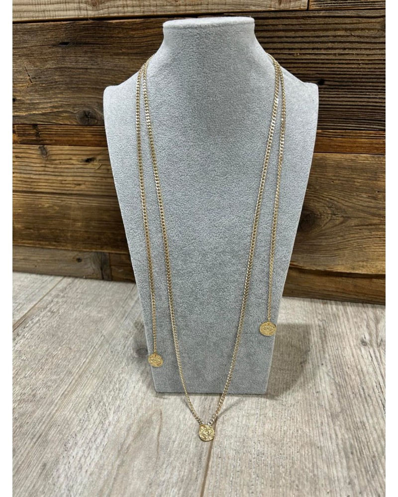 Łańcuszek z zawieszkami By o la la...! złoty