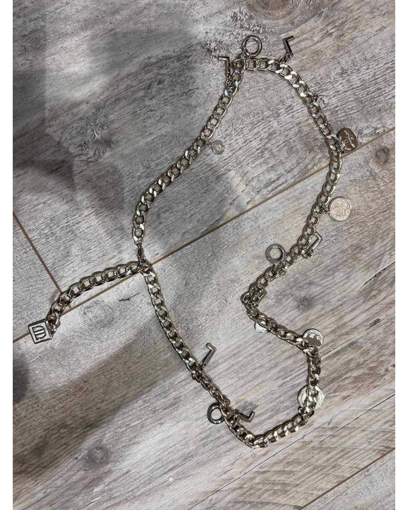 Pasek łańcuch pojedynczy By o la la...! srebrny