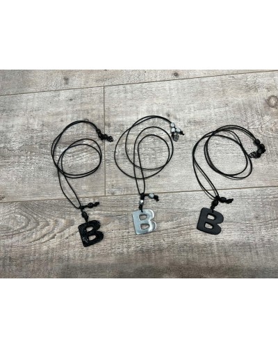 Wisior B By o la la...! srebrny