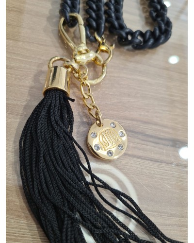 Pasek/wisior z chwostem By o la la...! czarny