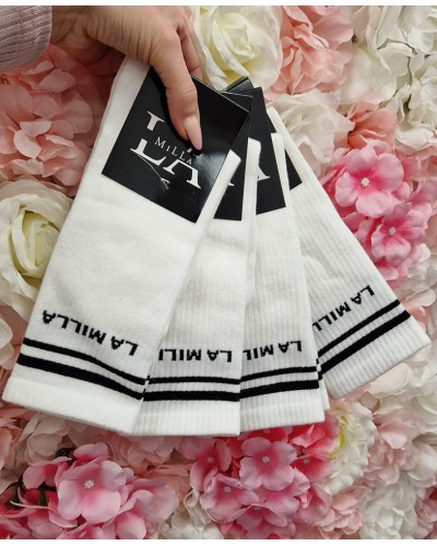 Skarpetki La Milla białe