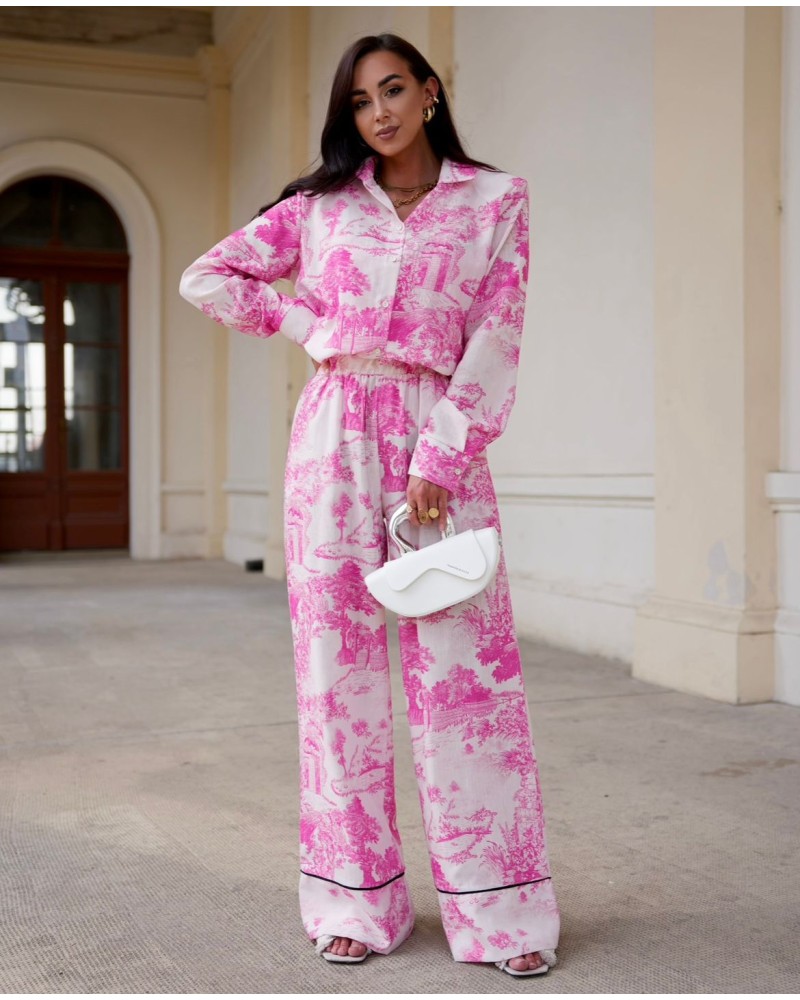 Spodnie DIOR La Milla różowe