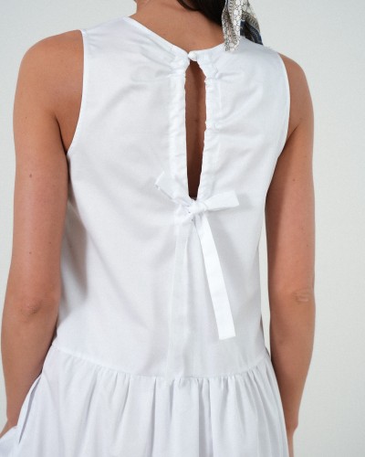 Sukienka tył kokardka By o la la...! biała