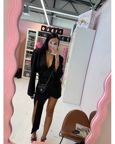 Sukienka wiązana La Milla czarna