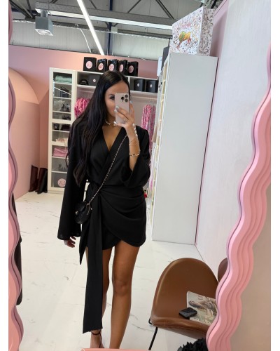 Sukienka wiązana La Milla czarna