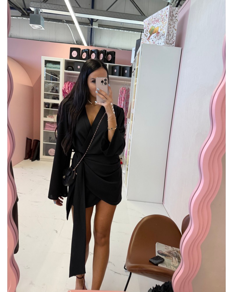 Sukienka wiązana La Milla czarna