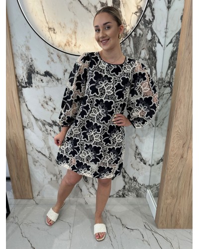 Sukienka koronkowa By o la la...! czarna