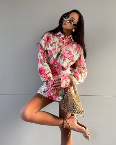 Koszula w kwiaty La Milla