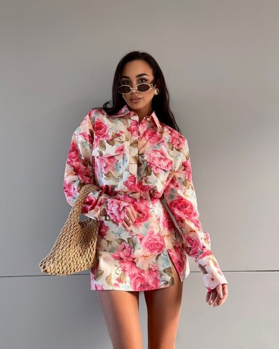 Koszula w kwiaty La Milla