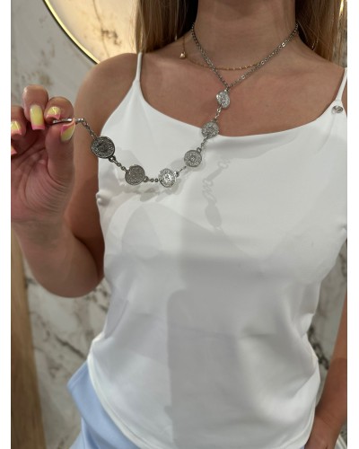 Wisior monetki By o la la...! srebrny