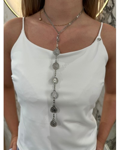 Wisior monetki By o la la...! srebrny